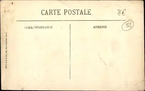 Ak Vassincourt Maas, Rue, Schlacht an der Marne 1914, Kriegszerstörung 1. WK