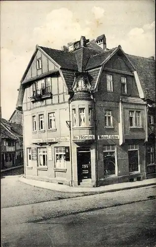 Ak Osterwieck am Harz, Weingroßhandlung, Kolonialwarenhandlung Otto Höring, Neukirchenstraße 18