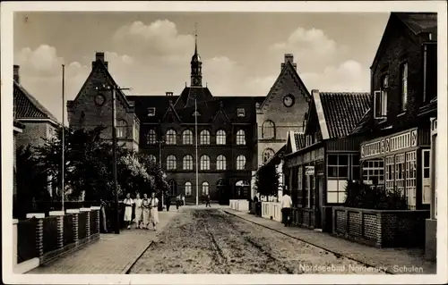 Ak Nordseebad Norderney Ostfriesland, Schulen