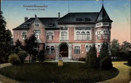 Ak Krefeld Blumenthal am Niederrhein, Turnverein