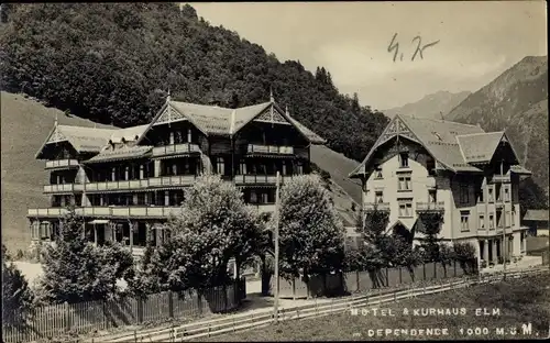 Ak Elm Kanton Glarus, Hotel und Kurhaus