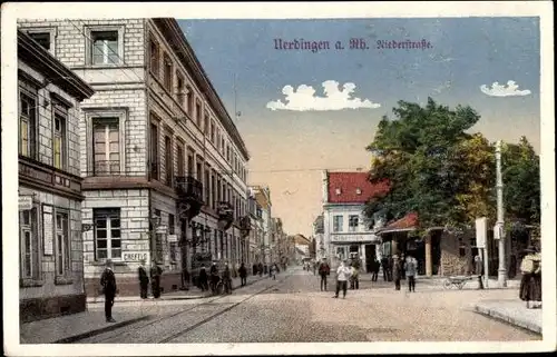 Ak Uerdingen Krefeld am Niederrhein, Partie an der Riederstraße, Zigarrengeschäft