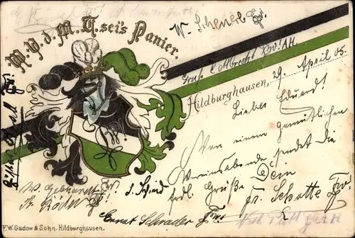 Studentika Ak Hildburghausen in Thüringen, Verbindungswappen