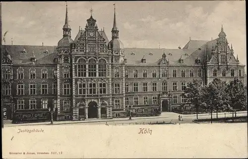 Ak Köln am Rhein, Justizgebäude