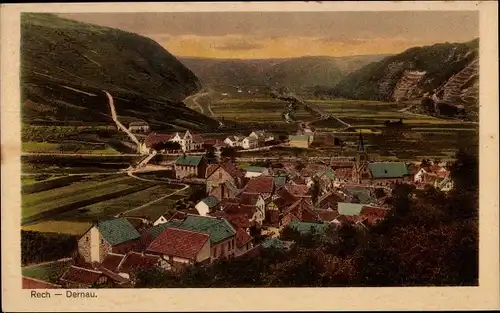 Ak Rech, Panoramaansicht, Dernau