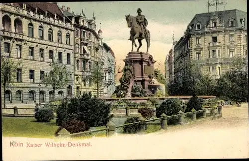 Ak Köln am Rhein, Kaiser Wilhelm-Denkmal