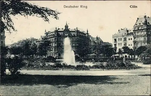 Ak Köln am Rhein, Deutscher Ring