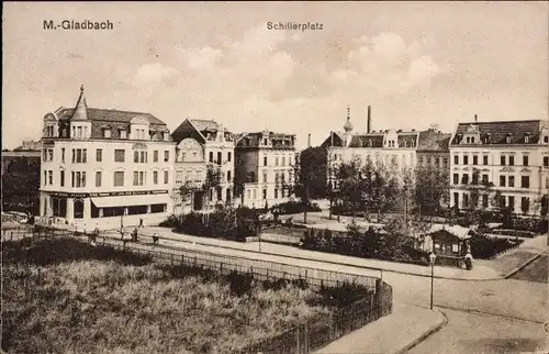 Ak Mönchengladbach am Niederrhein, Schillerplatz