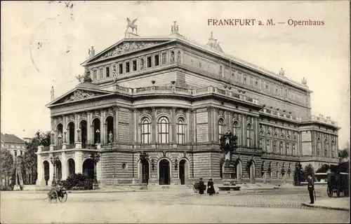 Ak Frankfurt am Main, Opernhaus