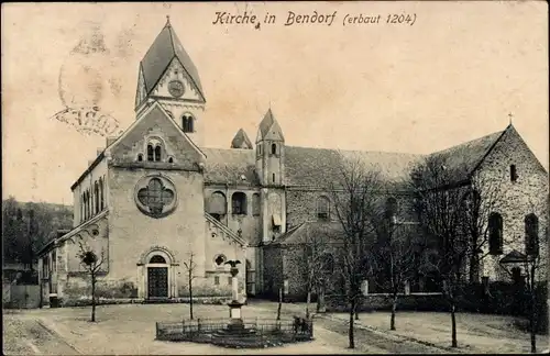 Ak Bendorf am Rhein, Kirche von 1204