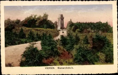 Ak Viersen in Nordrhein Westfalen, Bismarcksäule