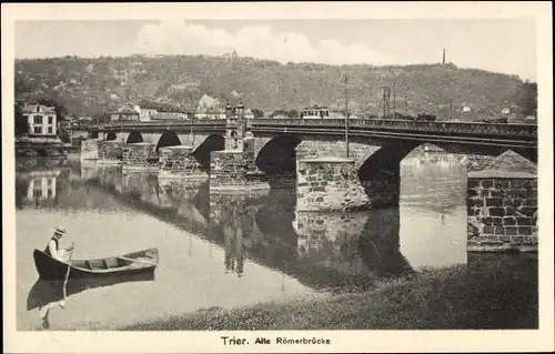 Ak Trier an der Mosel, Alte Römerbrücke