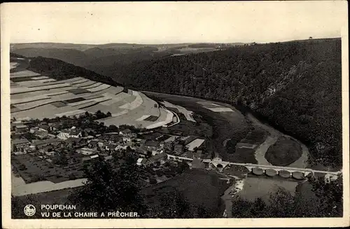 Ak Poupehan Bouillon Wallonien Luxemburg, Panorama