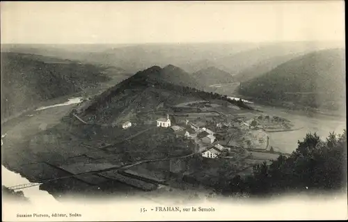 Ak Frahan sur Semois Wallonien Luxemburg, Panorama