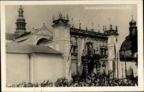 Ak Světlá Hora Lichtewerden Region Mährisch Schlesien, Vyzdobeny portal