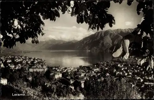 Ak Locarno Kanton Tessin Schweiz, Panorama