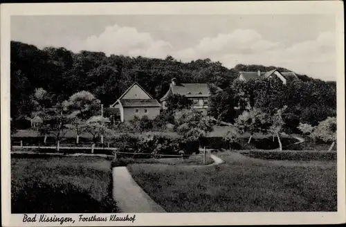 Ak Bad Kissingen Unterfranken Bayern, Forsthaus Klausdorf