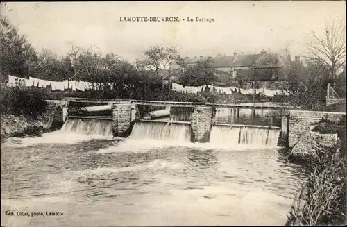 Ak Lamotte Beuvron Loir et Cher, La Barrage