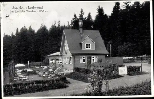 Ak Leubnitz Werdau an der Pleiße in Sachsen, Jägerhaus