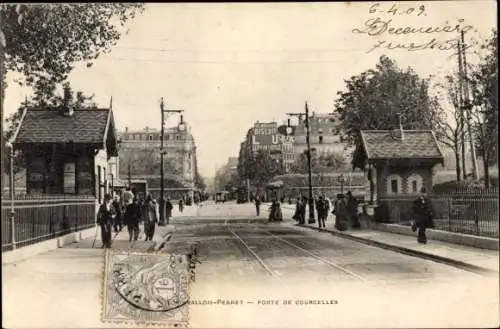 Ak Levallois Perret Hauts de Seine, Porte de Courcelles