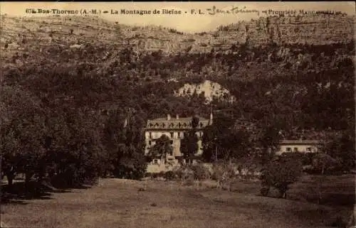 Ak Bas Thorenc Alpes Maritimes, La Montagne de Bleine
