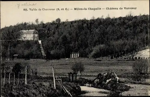 Ak Milon-la-Chapelle Yvelines, Chateau de Vercoeur