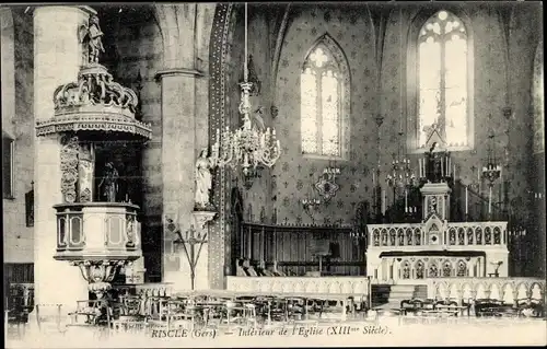 Ak Riscle Gers, Interieur de l'Eglise