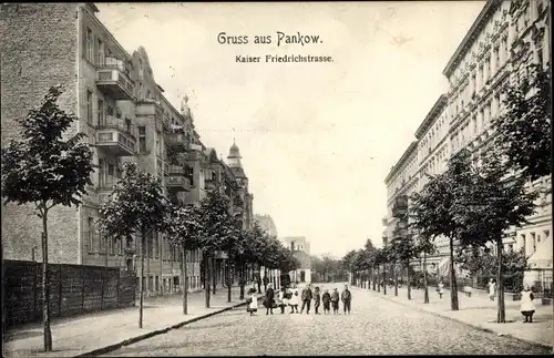 Ak Berlin Pankow, Kaiser Friedrich Straße