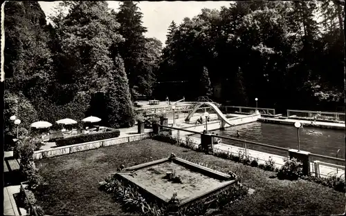 Ak Laufenburg am Hochrhein, Gartenstrandbad