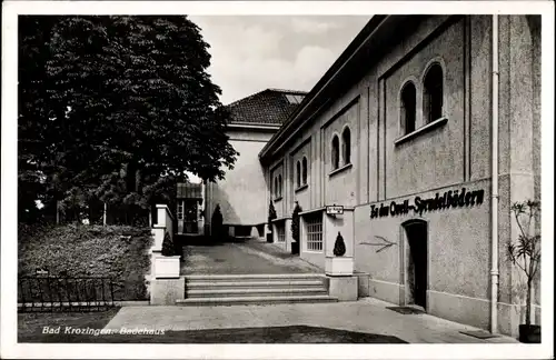 Ak Bad Krozingen im Breisgau Schwarzwald, Badehaus