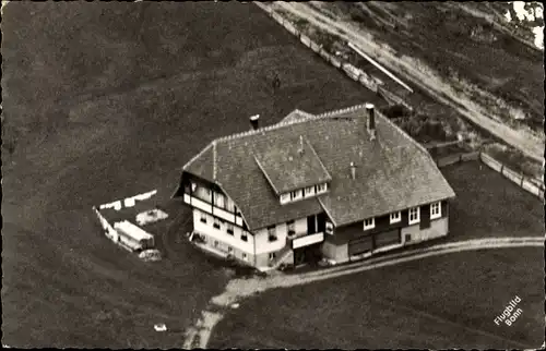Ak Bernau im Schwarzwald, Haus im Stillen Winkel, Luftbild