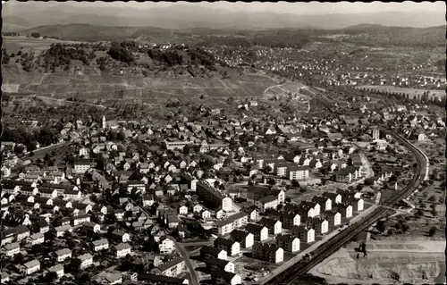 Ak Weil am Rhein, Gesamtansicht, Luftbild