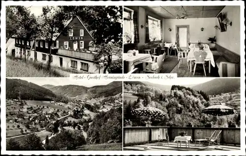 Ak Seebach in Baden Schwarzwald, Hotel Gasthof Hornisgrinde-Löwen, Panorama