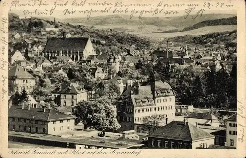 Ak Schwäbisch Gmünd in Württemberg, Gesamtansicht, Sonnenhof