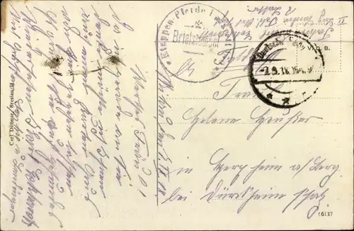 Ak Riga Lettland, Hauptbahnhof