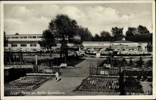 Ak Essen im Ruhrgebiet, Reichsgartenschau, Kaffee Sonnenblume