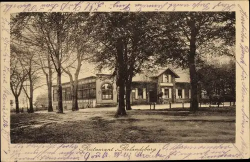Ak Grafenberg Düsseldorf am Rhein, Restaurant Rolandsburg