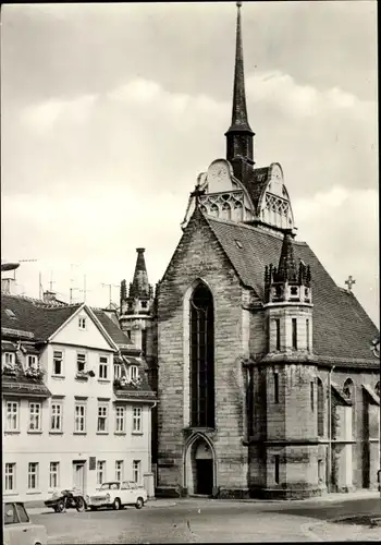 Ak Gera in Thüringen, Marienkirche und Geburtshaus des Malers Otto Dix