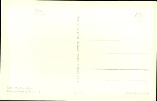 Ak Gera in Thüringen, Hochhaus, Straßenpartie, Turmuhr