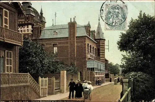 Ak Berck Plage Pas de Calais, La rue Rotschild, Villa du Docteur Calot