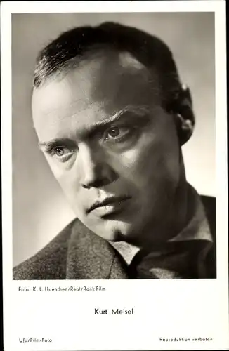 Ak Schauspieler Kurt Meisel, Portrait