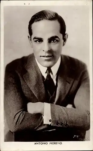 Ak Schauspieler Antonio Moreno, Portrait