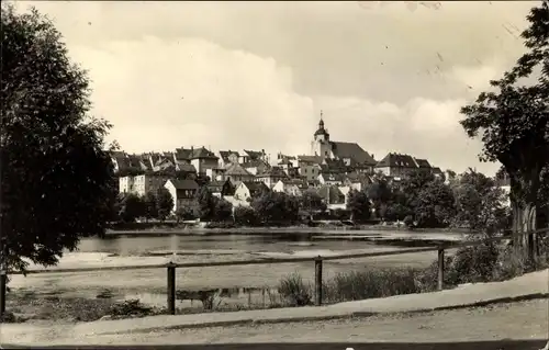 Ak Ronneburg in Thüringen, Am Baderteich
