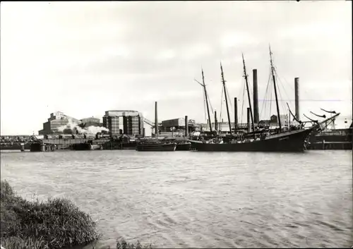 Ak Itzehoe in Holstein, Stör beim Zementwerk Alsen