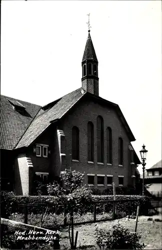 Ak Krabbendijke Zeeland, N. H. Kirche