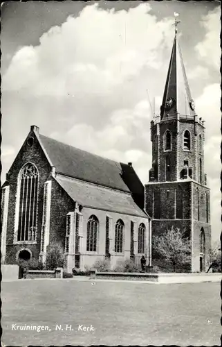 Ak Kruiningen Zeeland, N. H. Kirche