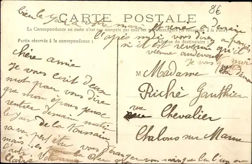 Ak Mailly le Camp Aube, Rue du Cugneux