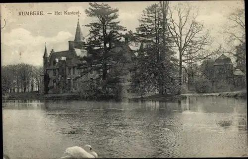Ak Rumbeke Westflandern, Het Kasteel