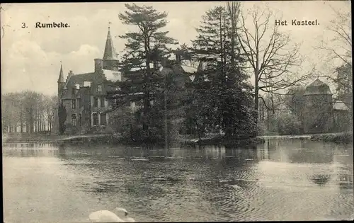 Ak Rumbeke Westflandern, Het Kasteel