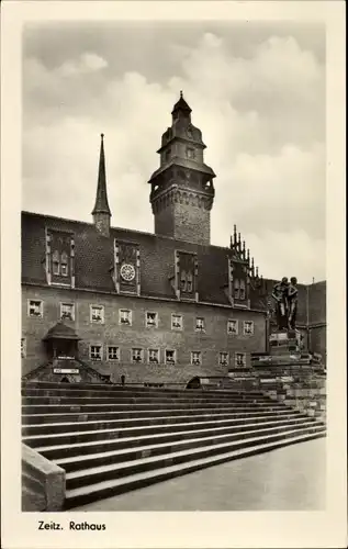 Ak Zeitz im Burgenlandkreis, Rathaus